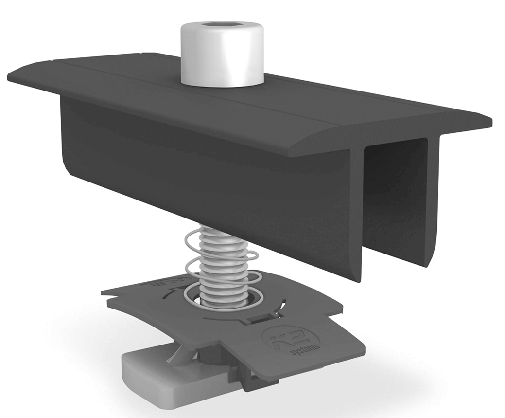 K2 module center clamp XS set 30 mm, black-anodized