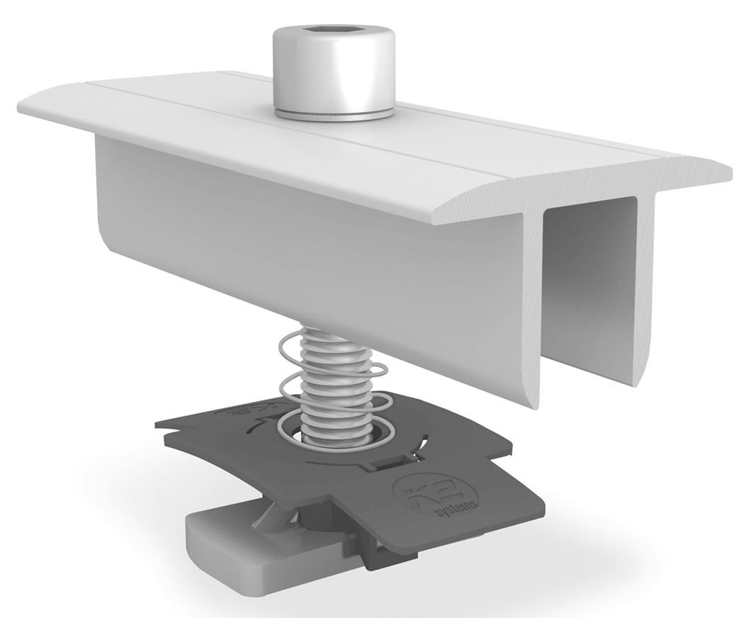 K2 Module middle clamp XS 30 mm set, silver