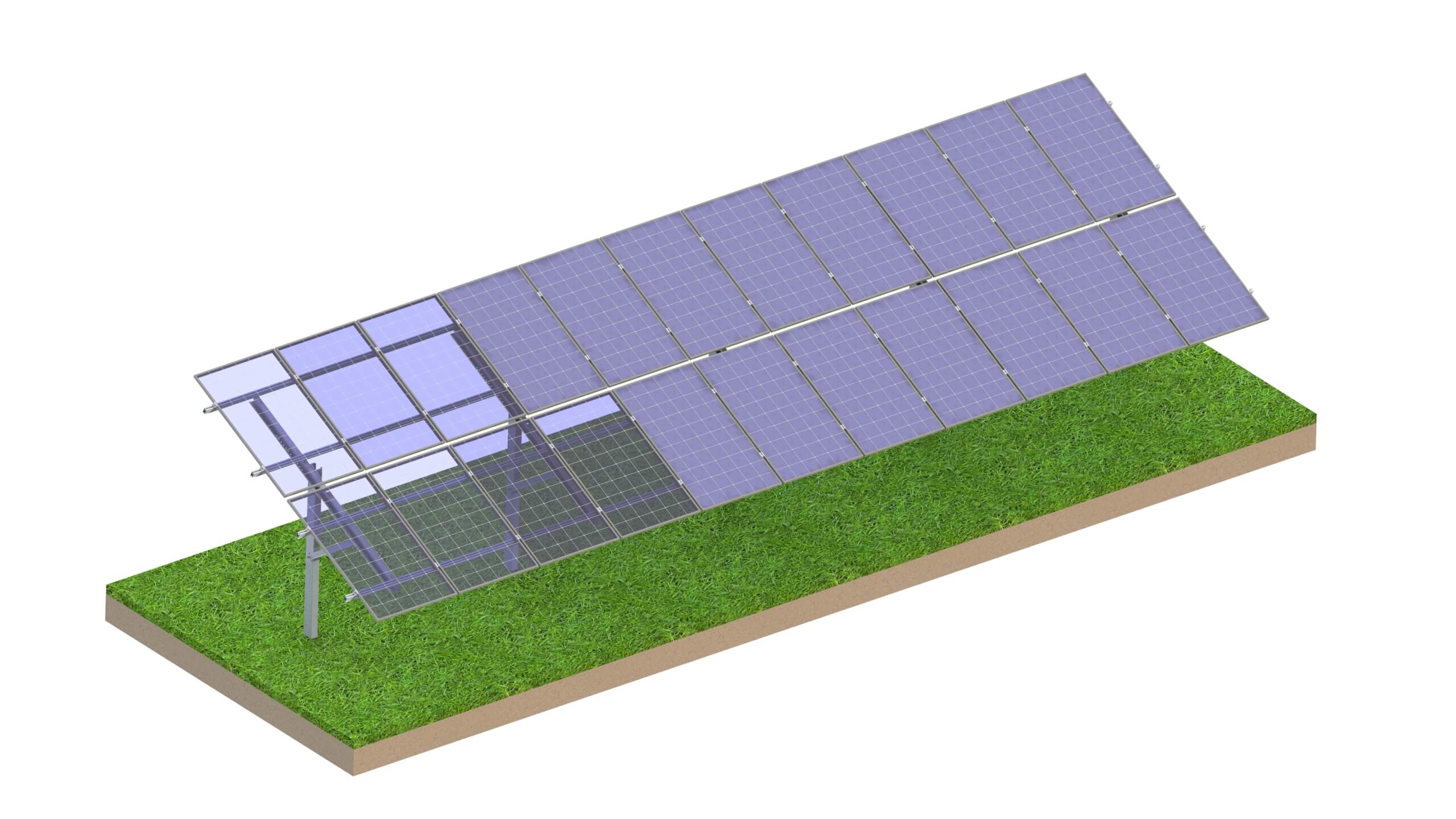 Alumero landscape kit 2x6 concrete ALPIN