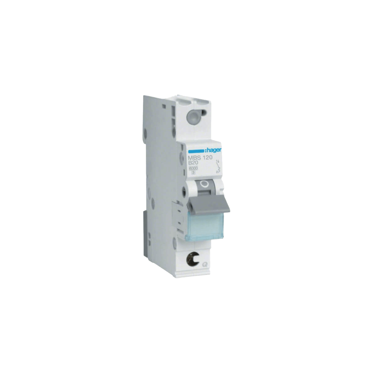 Hager MCB B25A, 1-pole, 6kA